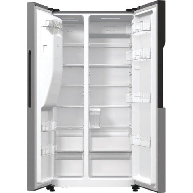 Gorenje NRR9185ESXL side-by-side refrigerator Freestanding 550 L E Silver 4