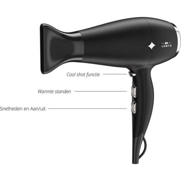 Plaukų džiovintuvas Lentz 74305 juodas 1