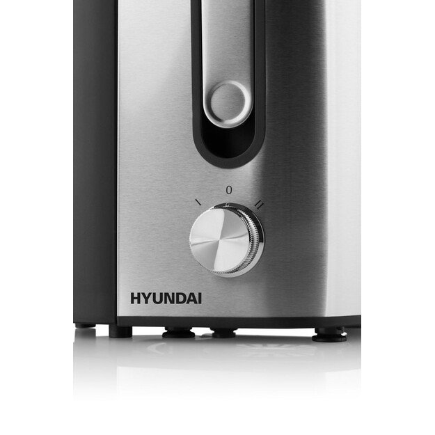 Hyundai JE 337II Centrifugal juicer 400 W Black, Stainless steel