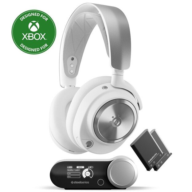 SteelSeries | Gaming Headset | Arctis Nova Pro X | Bluetooth | Over-Ear | Noise canceling | Wireless | White 3