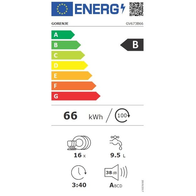 GORENJE GV673B66