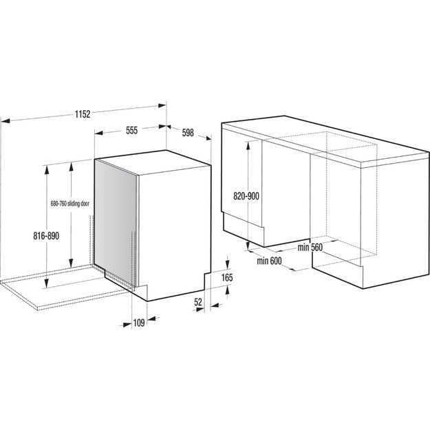 GORENJE GV673B66