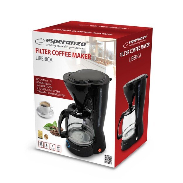 Esperanza EKC009 coffee maker Drip coffee maker 1.5 L 1