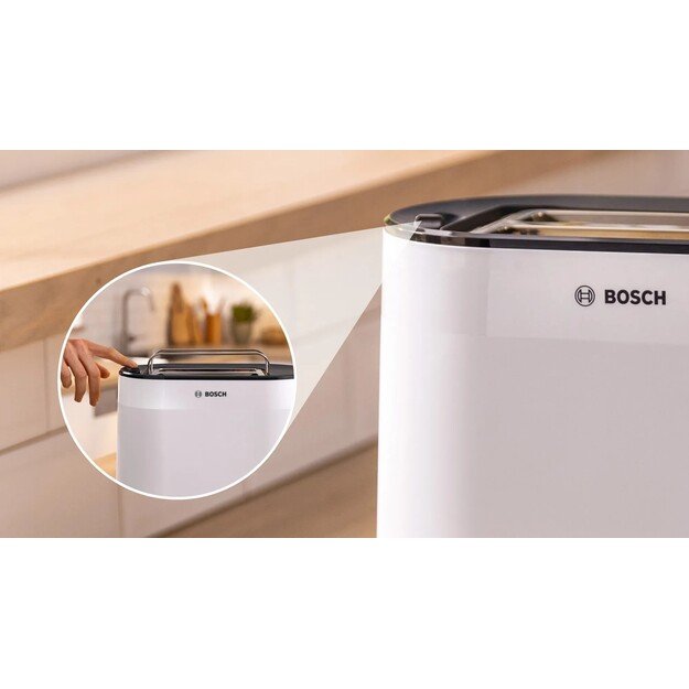 Bosch Compact Toaster | TAT2M121 MyMoment | Power 950 W | Number of slots 2 | Housing material Plastic | White 3