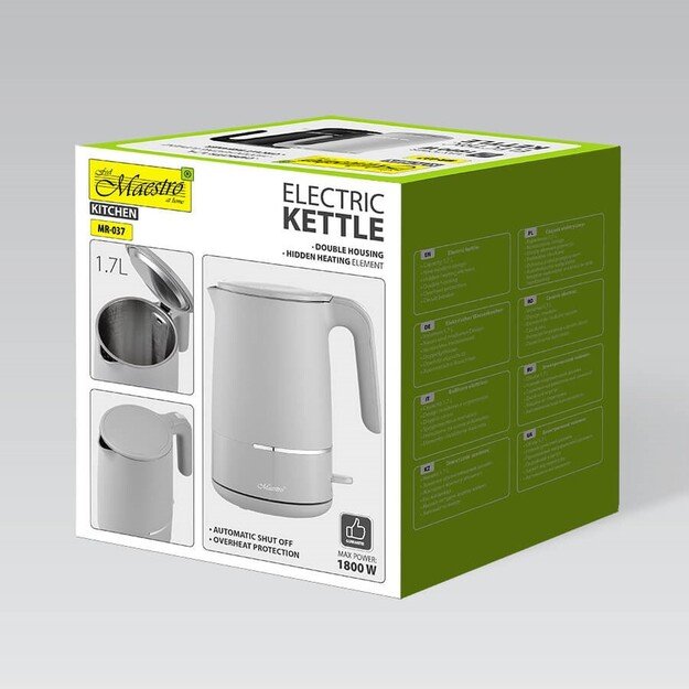 Virdulys 1,7L 1800W MR-037-GREY MAESTRO