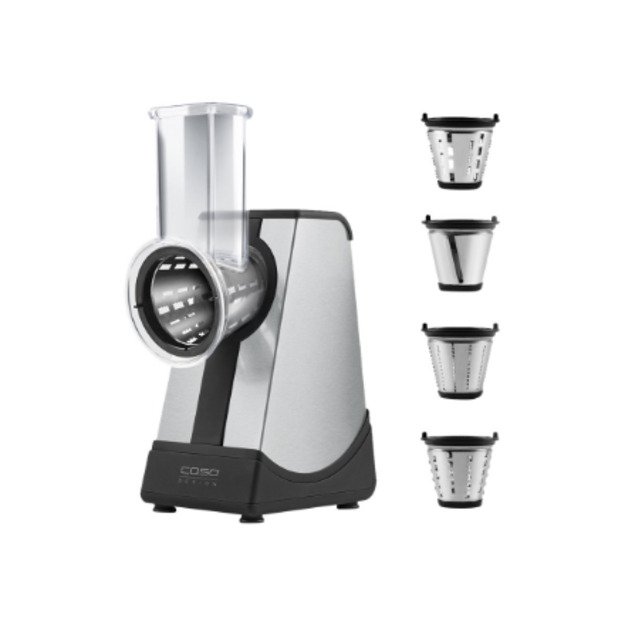 Caso | CR4 Multigrater | Stainless steel/ black 102