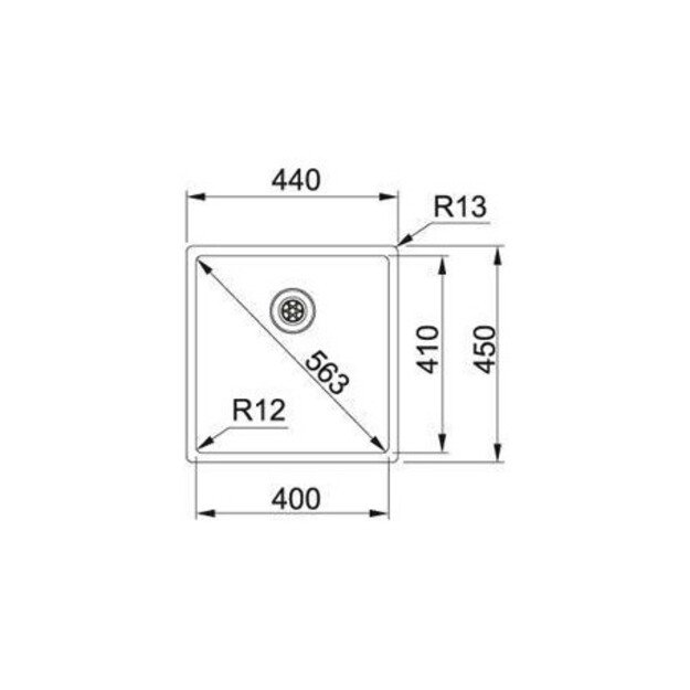 Franke BOX BXX 210/110-40, 127.0375.284 1