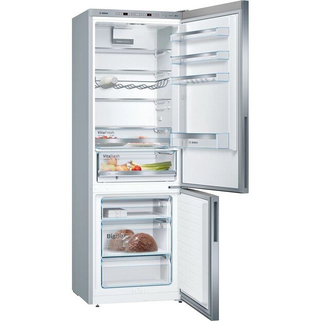 Bosch Serie 6 KGE49AICA fridge-freezer Freestanding 419 L C Stainless steel 5