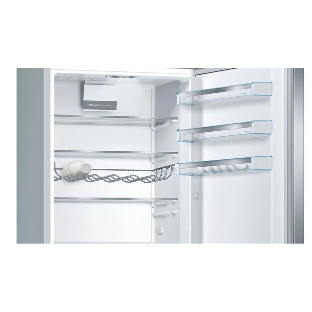Bosch Serie 6 KGE49AICA fridge-freezer Freestanding 419 L C Stainless steel 1