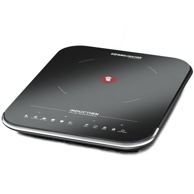 Rommelsbacher CTS 2000/IN hob Black, Silver Countertop Zone induction hob 1 zone(s)