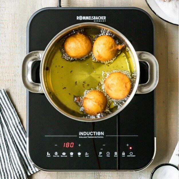 Rommelsbacher CTS 2000/IN hob Black, Silver Countertop Zone induction hob 1 zone(s)