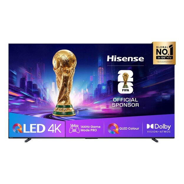 Hisense 100E7Q PRO 2.54 m (100 ) 4K Ultra HD Smart TV Wi-Fi Black