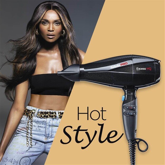 BaBylissPRO Excess-HQ hair dryer 2600 W Black 3