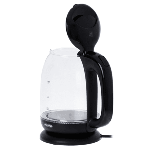Mesko | Kettle | MS 1302b | Electric | 2200 W | 1.7 L | Glass | 360&deg; rotational base | Black
