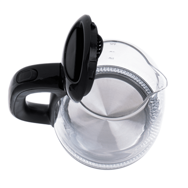 Mesko | Kettle | MS 1302b | Electric | 2200 W | 1.7 L | Glass | 360&deg; rotational base | Black