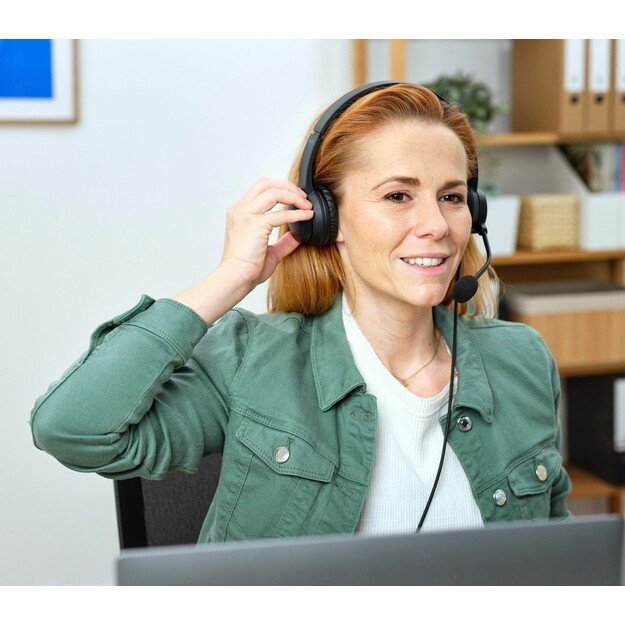 Trust HS-150 Headset Wired Head-band Office/Call center Black