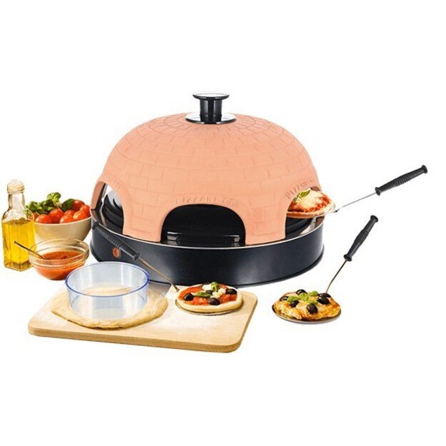 Emerio PO-115984 pizza maker/oven 6 pizza(s) 1200 W Black, Orange 4