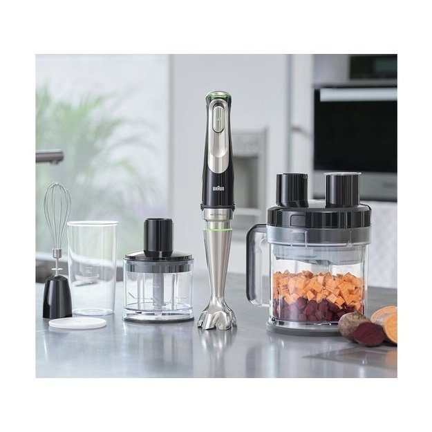 Braun MultiQuick 9 MQ 9195XLI 2 L Immersion blender 1200 W Black, Stainless steel