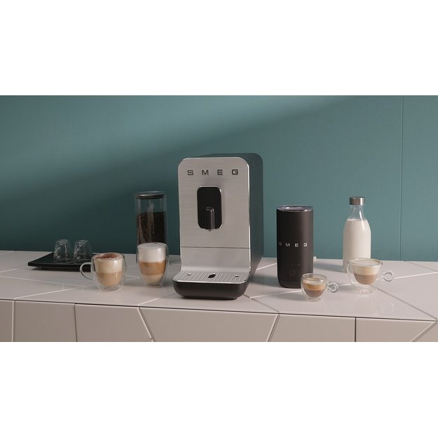 Smeg Collection Espresso Coffee Machine BCC11BLMEU Black