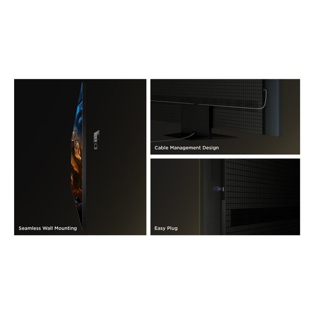 TCL 50C7K TV 127 cm (50 ) 4K Ultra HD Smart TV Wi-Fi Metallic 2000 cd/m&sup2;