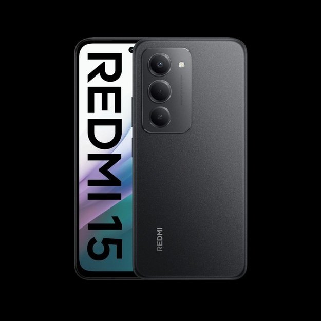 Xiaomi Redmi 15 17.5 cm (6.9 ) Hybrid Dual SIM 4G 8 GB 256 GB 7000 mAh Black