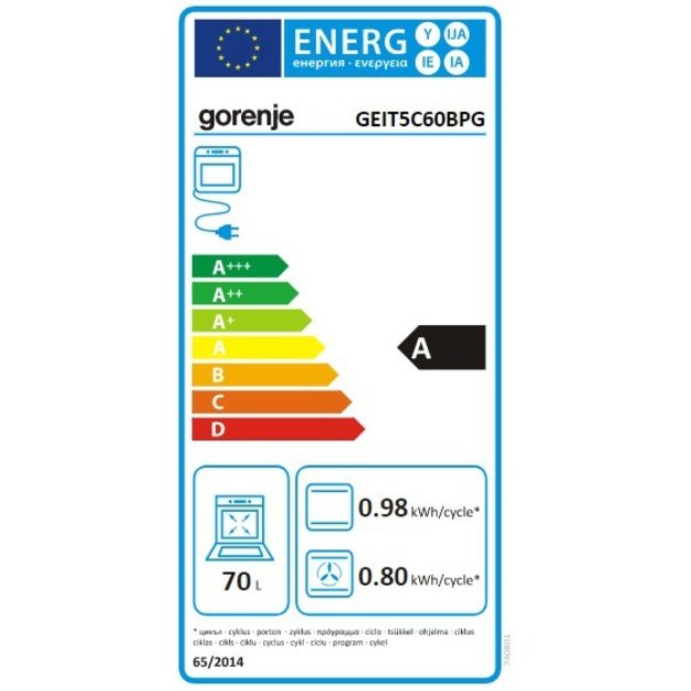 Viryklė GORENJE GEIT5C60BPG