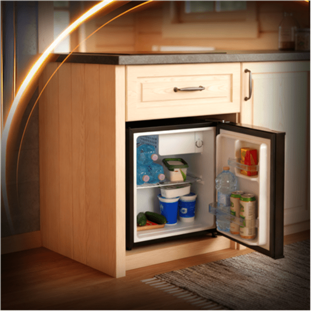 Adler Refrigerator | AD 8096 | Energy efficiency class E | Free standing | Larder | Height 49.5 cm | Fridge net capacity 45 L |