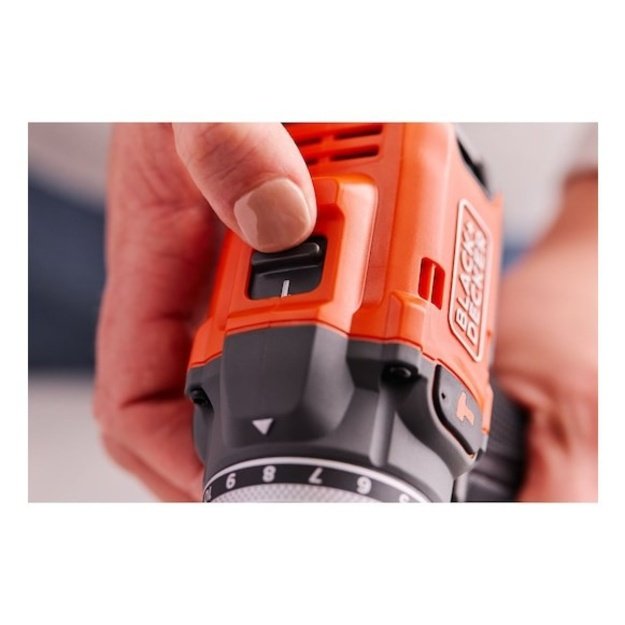 Black & Decker BLD683XN-XJ drill 1800 RPM 1 kg Black, Orange