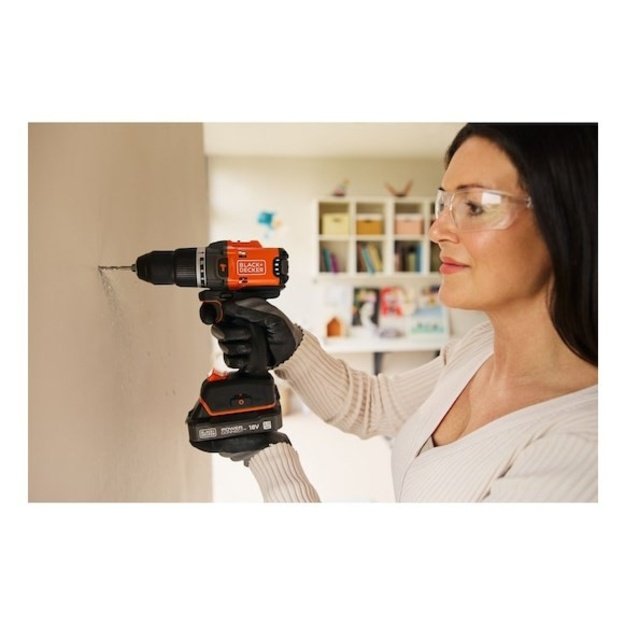 Black & Decker BLD683XN-XJ drill 1800 RPM 1 kg Black, Orange