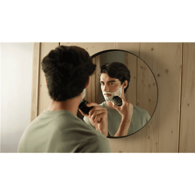 Philips Compact Shaver | S591/05 500 Series | Operating time (max) 40 min | Wet & Dry | Lithium Ion | Metallic Black