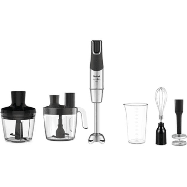 TEFAL | Blender | Infinity Force Pro 5in1 HB95LD38 | Hand Blender | 1200 W | Number of speeds Variable | Black
