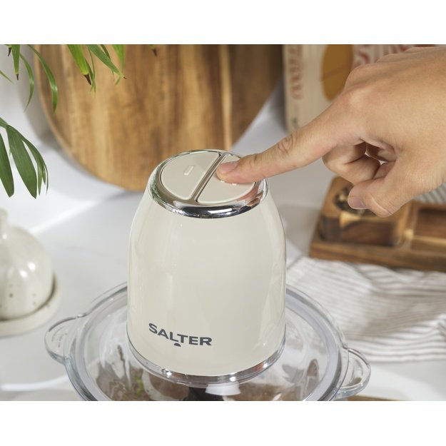 Salter EK6686CRMVDE Retro Food Chopper