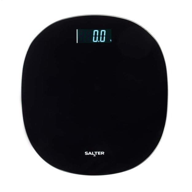 Salter SA00709BFEU12 Round Electronic Scale, Black