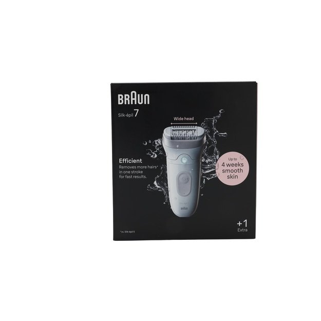 Braun 7-011 Silk-?pil 7 Wet&Dry-Epilierer, wei?/silber