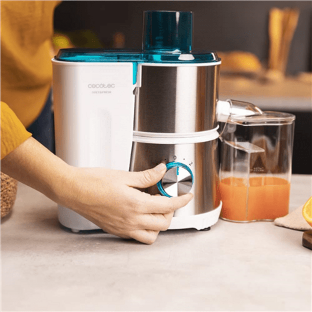 Cecotec | Orbital Juicer | Juice&Fresh 400 Titan White | Type Juicer maker | White