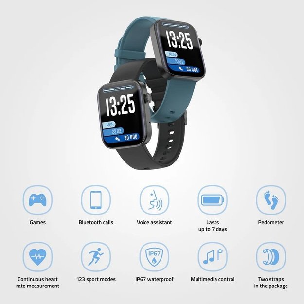 LAMAX BCool2 Plus Black Smartwatch