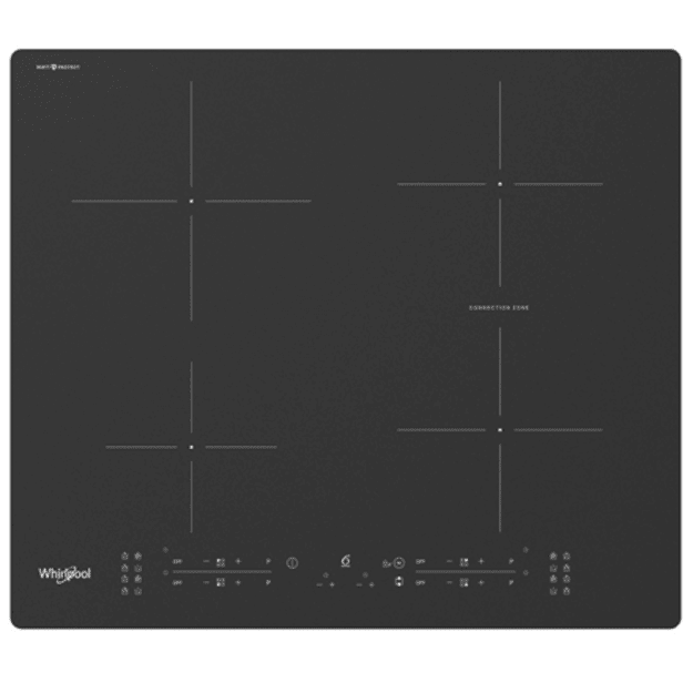 Whirlpool WB B8360 NE BM | Hob | Induction | Number of burners/cooking zones 4 | Electronic | Black | Timer