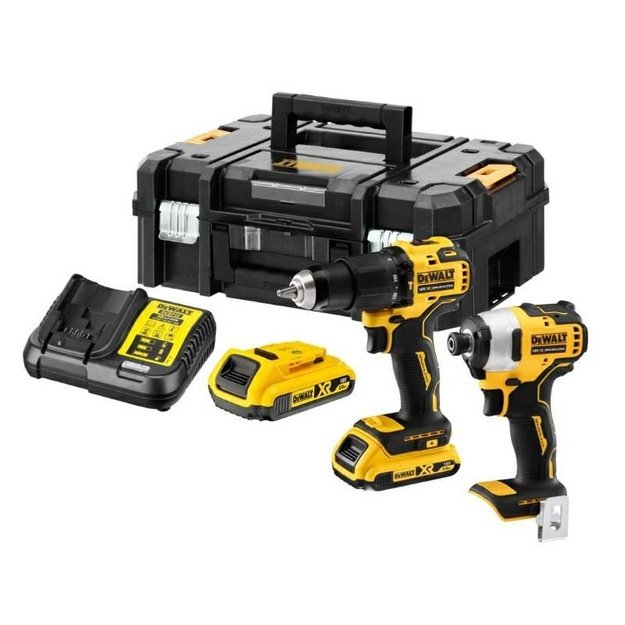 Komplektas Combo 18V DCD709+DCF809 2x2,0Ah DEWALT