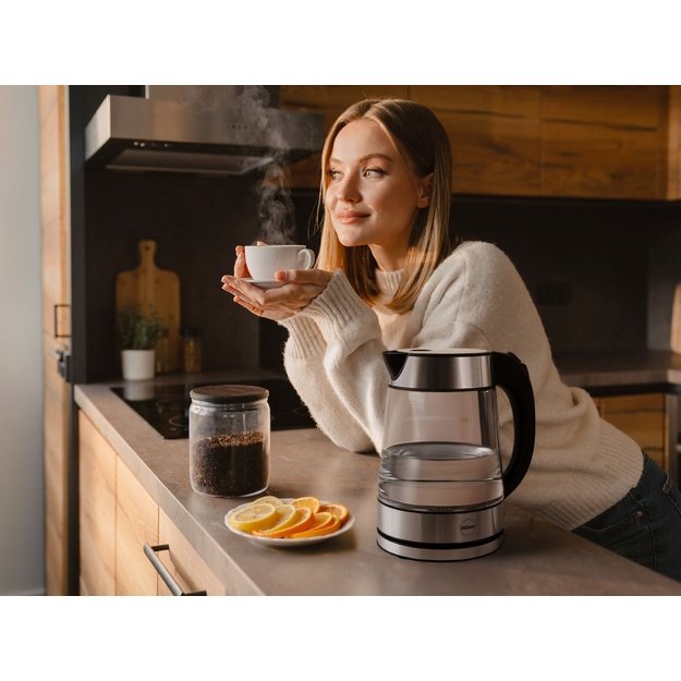 ELDOM C420 KETTY GLASS CORDLESS KETTLE 1.7 L 2200 W