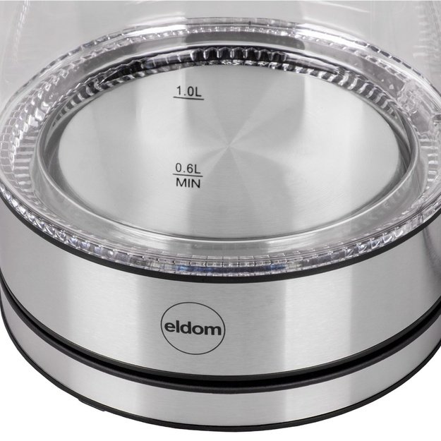 ELDOM C420 KETTY GLASS CORDLESS KETTLE 1.7 L 2200 W