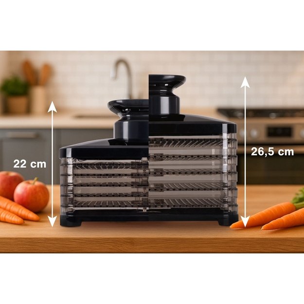 ELDOM SG520 FOOD DEHYDRATOR 400 W BLACK