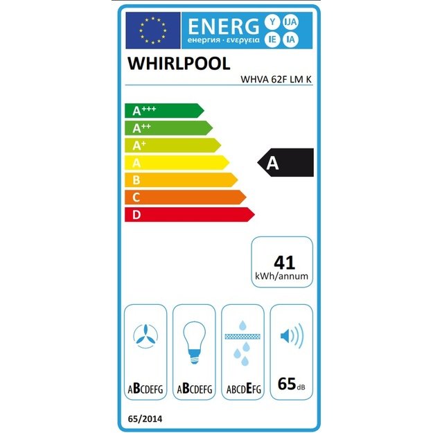 Gartraukis Whirlpool WHVA 62F LM K