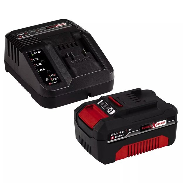 Akumuliatorius ir įkroviklis Einhell 18V 4,0Ah PXC Starter Kit A1, 4512042