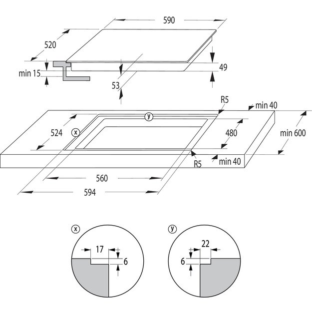 Kaitlentė Gorenje GI6432BSCE