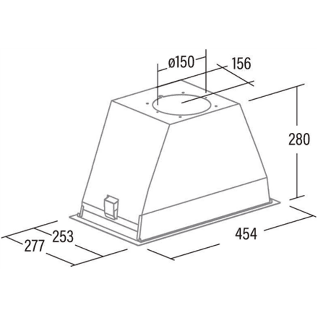 Cooker hood CATA GT-PLUS 45 X/M (02030309) For built-in 60 cm 645 m&sup3;/h Grey