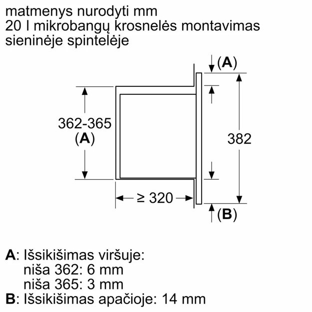 Mikrobangų krosnelė Bosch BFL623MB4