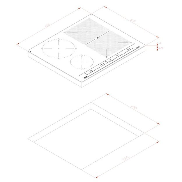 INDUCTION HOB IZF 64440 BK MSP