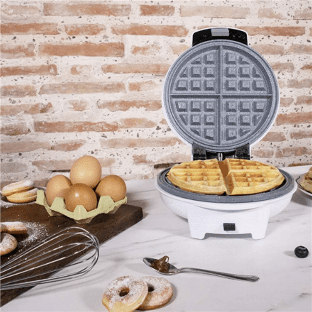 Cecotec Waffle Maker | Fun Gofrestone 3in1 | 700 W | Number of pastry 3 | Waffle/Muffin/Donut | White