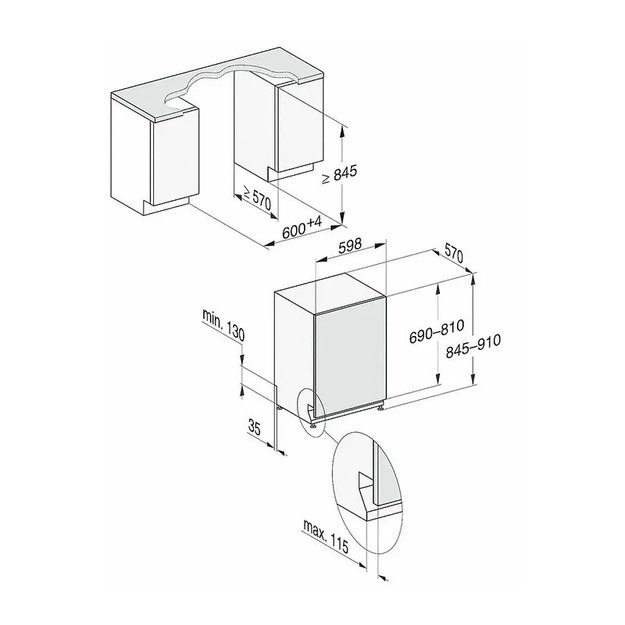 Indaplovė MIELE G 7985 SCVi K2O XXL OSW