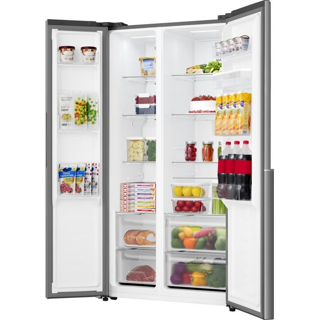 Gorenje NRS917E41XWD side-by-side refrigerator Freestanding 541 L E Stainless steel